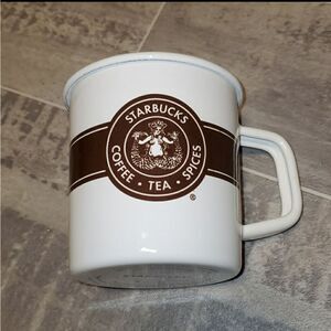 EUC Starbucks 2016 Enamel Coffee Mug